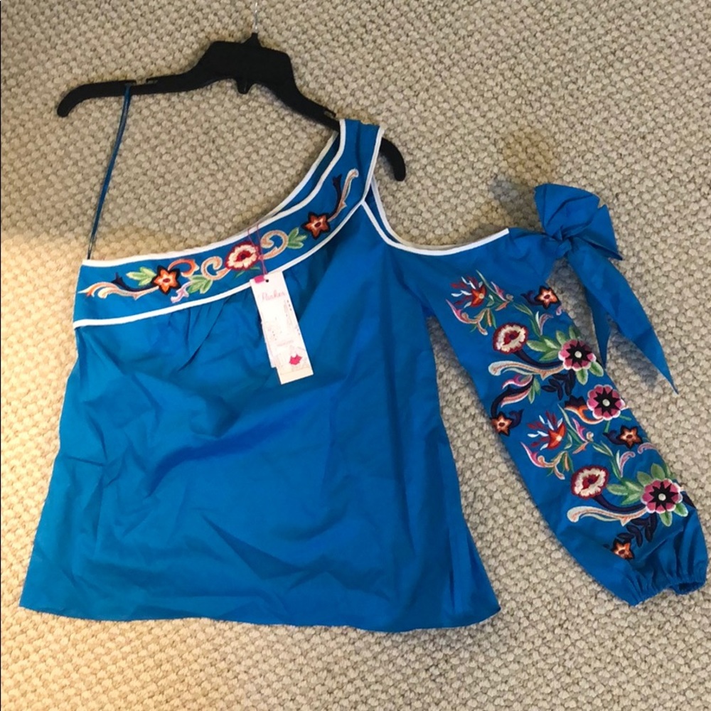 NWT Parker nod shoulder top small